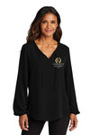 NEW Port Authority® Ladies Textured Crepe Blouse/Tunic