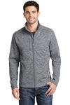 Full-Zip Stripe Fleece Jacket - Men's -2 colors